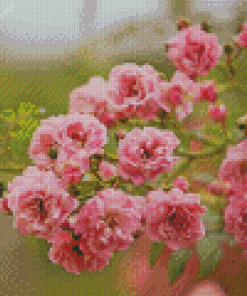 Pink Lilac Rose diamond painting