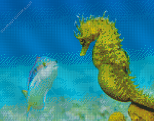 Sea Horse diamond painting