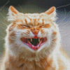 Smiling Cat diamond painting