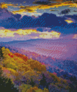 Smokey Mountains In United States diamond painting