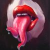 Split Tongue Art diamond painting