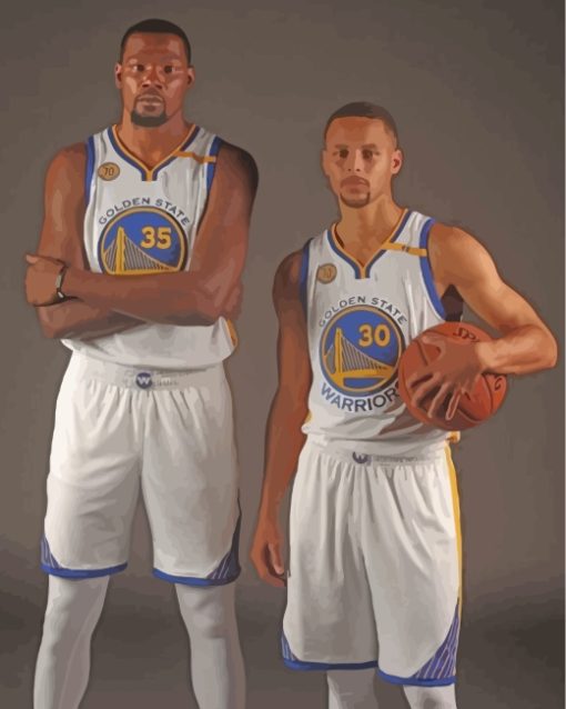 Steph Curry And Kevin Durant Golden State Warriors diamond painting