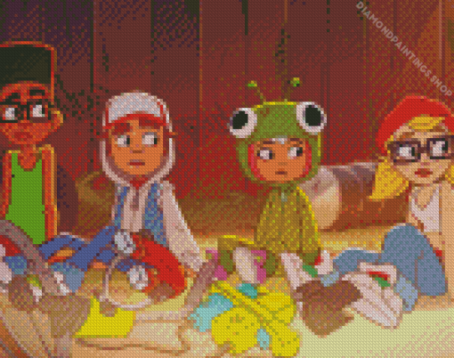 Subway Surfers Characters diamond painting