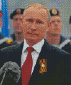 The President Vladimir Putin diamond painting