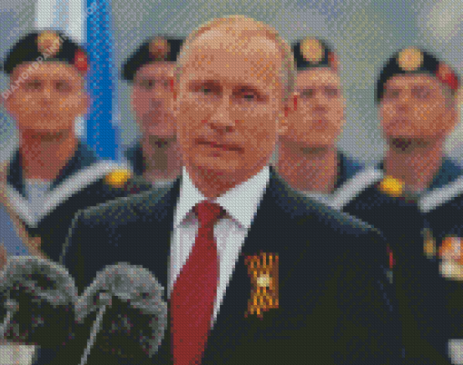 The President Vladimir Putin diamond painting