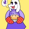 Toriel Holding Pie diamond painting