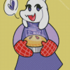 Toriel Holding Pie diamond painting