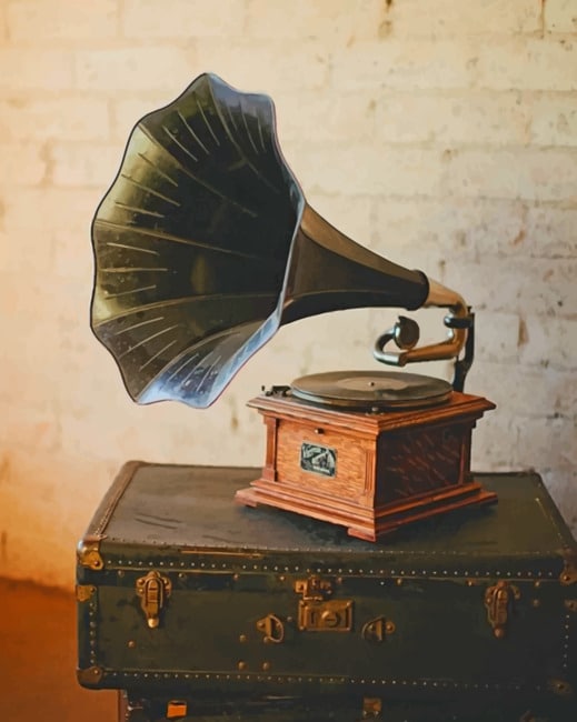 Vintage Vinyl Records Player diamond paintings Vintage Vinyl Records Player diamond painting