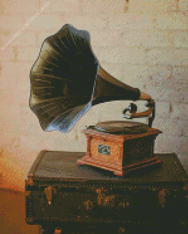 Vintage Vinyl Records Player diamond paintings Vintage Vinyl Records Player diamond painting