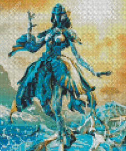 Warframe Character diamond painting