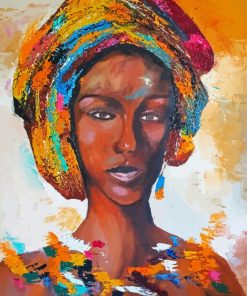 Afrikaanse Vrouw diamond painting