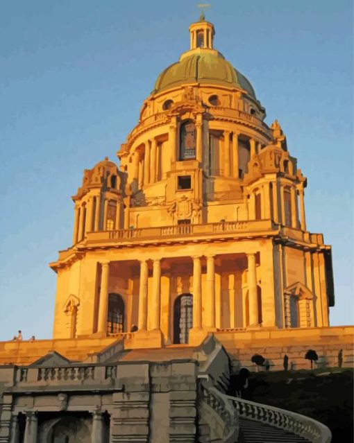 Ashton Memorial In Evening Sun diamond painting