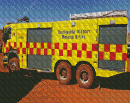 Australian Fire Trucks diamond painting