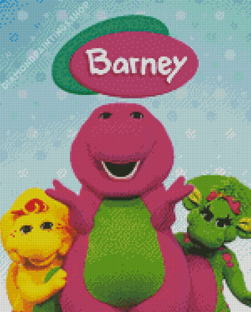 Barney And Friends diamond painting