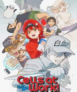 Cells At Work Manga Anime Poster diamond painting