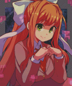 Cute Monika diamond painting