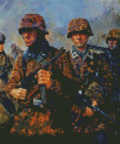Military WW2 diamond painting