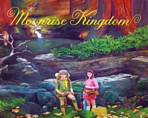 Moonrise Kingdom Poster diamond painting