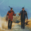 Pheasant Hunting Men diamond painting