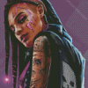 Punk Girl diamond painting