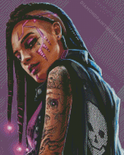 Punk Girl diamond painting