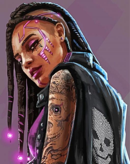 Punk Girl diamond painting