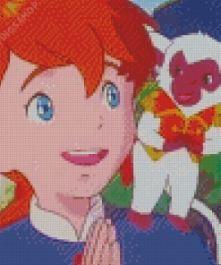 Remi And The Monkey diamond painting
