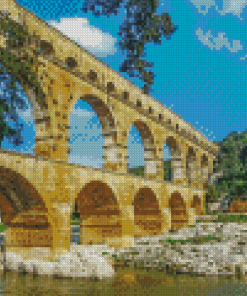 Roman Aqueduc Building diamond painting