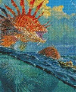 Sea Monster diamond painting