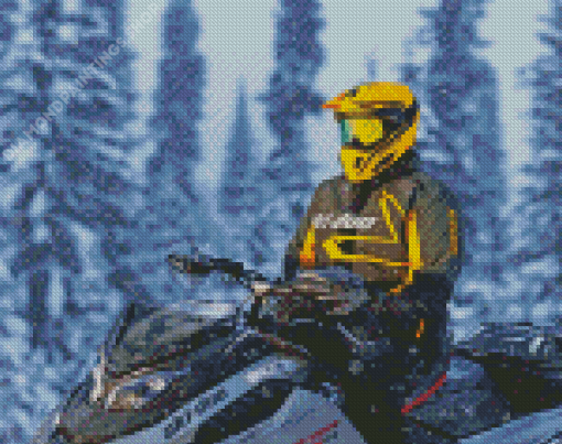 Ski Doo Snocross Racer diamond painting
