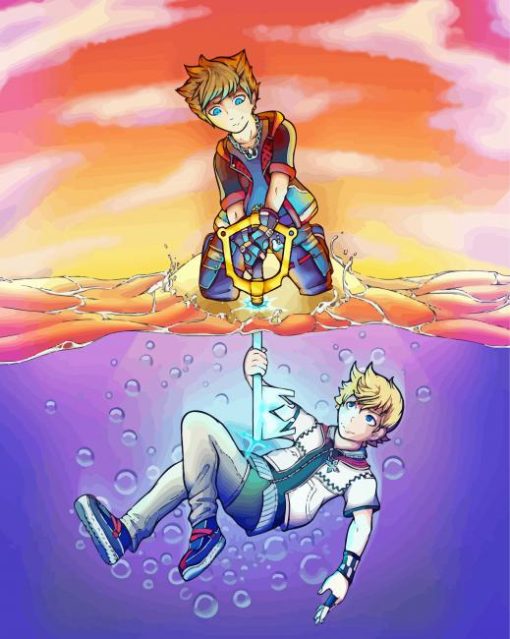 Sora And Roxas diamond painting