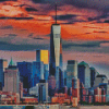 US New York World Trade Centre diamond painting