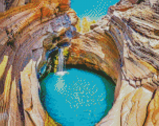 Aesthetic Karijini diamond painting