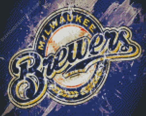 Aesthetic Milwaukee Brewers diamond painting