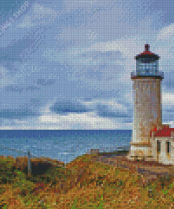 Aesthetic North Head Lighthouse Building diamond painting