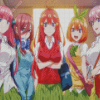 Aesthetic The Quintessential Quintuplets diamond painting