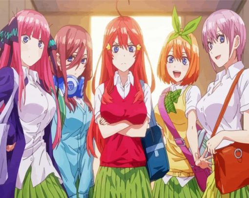 Aesthetic The Quintessential Quintuplets diamond painting