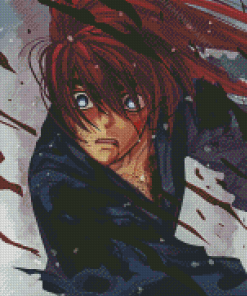Aesthetic Rurouni Kenshin diamond painting