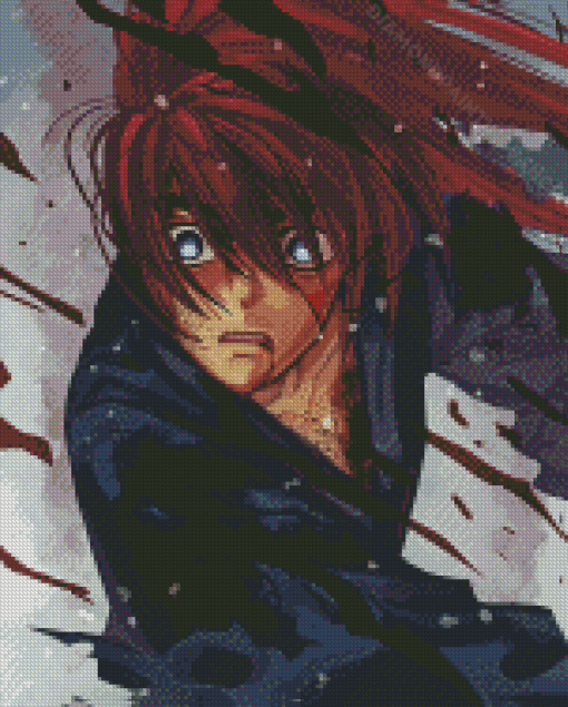 Aesthetic Rurouni Kenshin diamond painting