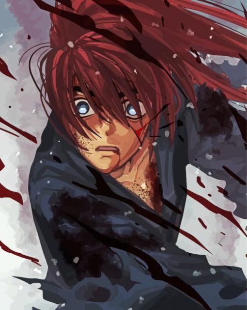 Aesthetic Rurouni Kenshin diamond painting