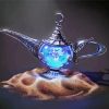 Blue Genie Lamp diamond painting