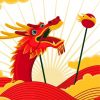 Chinese New Year Dragon Dance Free diamond painting