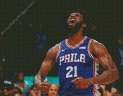 Joel Embiid Basketball Player diamond painting