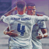 Sergio Ramos And Cristiano Ronaldo diamond painting