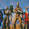 Warframe Characters diamond painting