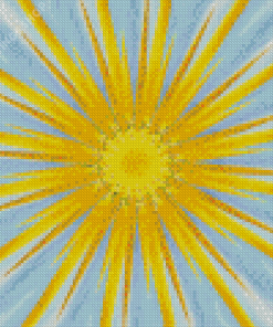 Abstract Sun Diamond Paintings