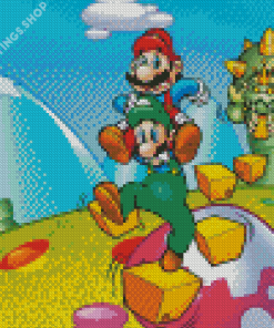The Adventures Of Super Mario Bros 3 Diamond Paintings