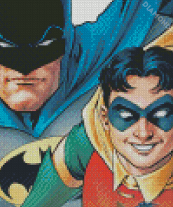 Aesthetic Batman And Robin Diamond Paintings