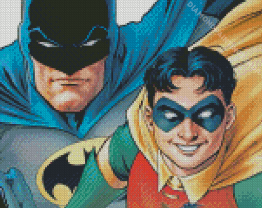 Aesthetic Batman And Robin Diamond Paintings