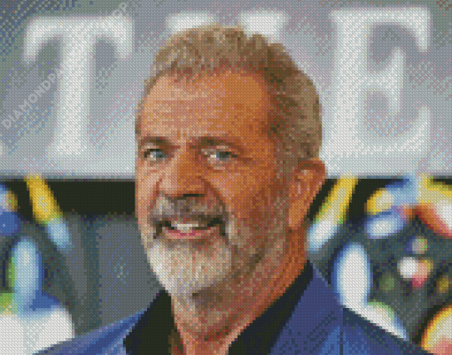 Aesthetic Mel Gibson Actor Diamond Paintings